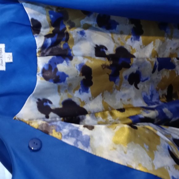 Joan Rivers blue blazer size large - Picture 8 of 9